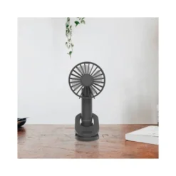VENTILADOR DE MANO DAEWOO HIGH POWER 5W 3 VELOCIDADES RECARGABLE USB-C COLOR NEGRO