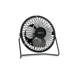 VENTILADOR SOBREMESA AVANT 3W DIAMETRO 100 MM ALIMENTACION USB LONGITUD CABLE 1 MT COLOR NEGRO