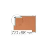 VITRINA DE ANUNCIOS BI-OFFICE FONDO CORCHO DE INTERIOR MARCO DE ALUMINIO 720X981 MM