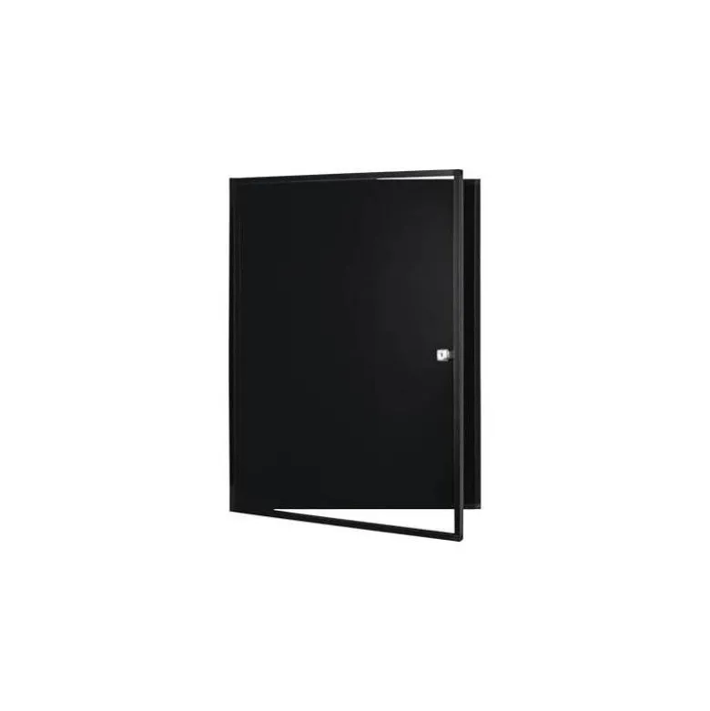 VITRINA DE ANUNCIOS BI-OFFICE NEW GEN MAGNETICA ACERO LACADO 9XA4 PARA INTERIOR COLOR NEGRO 696X933X36 MM