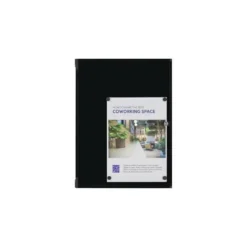 VITRINA DE ANUNCIOS BI-OFFICE NEW GEN MAGNETICA ACERO LACADO 6XA4 PARA INTERIOR COLOR NEGRO 696X636X36 MM