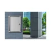 Vitrina de anuncios bi-office new gen magnetica acero lacado 9xa4 para interior color negro 696x933x36 mm