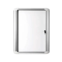 Vitrina de anuncios bi-office new gen magnetica acero lacado 9xa4 para interior color negro 696x933x36 mm