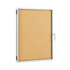 Vitrina de anuncios q-connect marco de aluminio medidas 900 x 1200 mm.
