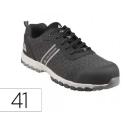 ZAPATO DE SEGURIDAD DELTAPLUS BOSTON DEPORTIVO POLIESTER CON REFUERZO TPU SUELA SELLADA NEGRO TALLA 41