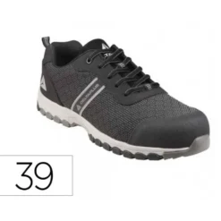ZAPATO DE SEGURIDAD DELTAPLUS BOSTON DEPORTIVO POLIESTER CON REFUERZO TPU SUELA SELLADA NEGRO TALLA 39