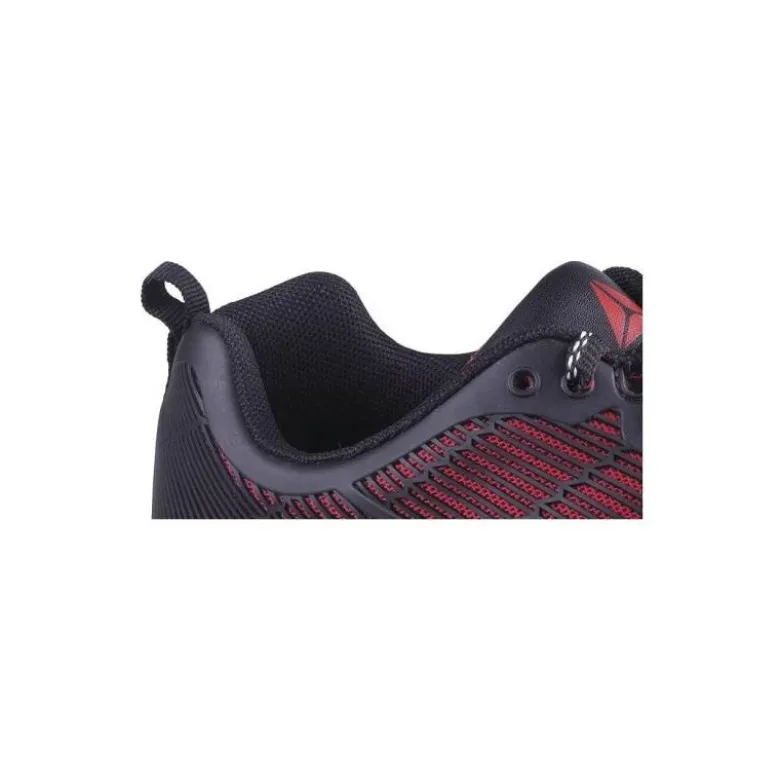Zapatos de seguridad de Poliuretano marca DeltaPlus Negro y Rojo talla 45