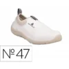 ZAPATOS DE SEGURIDAD DELTAPLUS MICROFIBRA PU SUELA PU MONO-DENSIDAD COLOR BLANCO TALLA 47