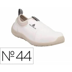 ZAPATOS DE SEGURIDAD DELTAPLUS MICROFIBRA PU SUELA PU MONO-DENSIDAD COLOR BLANCO TALLA 44