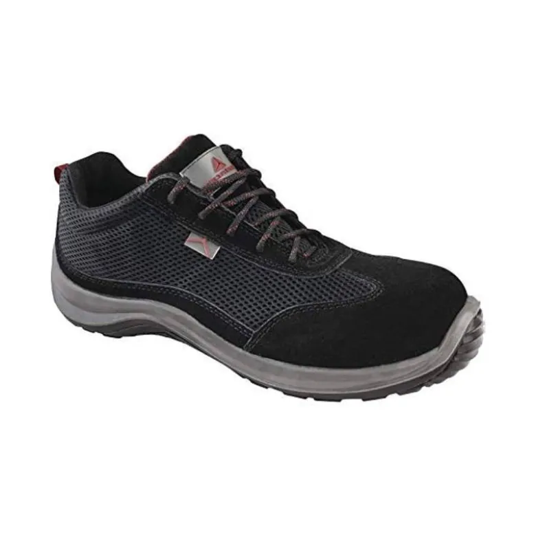 Zapatos de seguridad marca Deltaplus piel de serraje afelpado talla 44