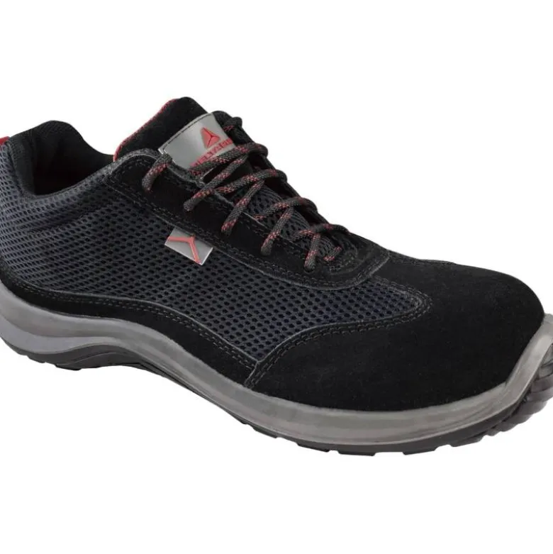 Zapatos de seguridad marca Deltaplus piel de serraje afelpado talla 40